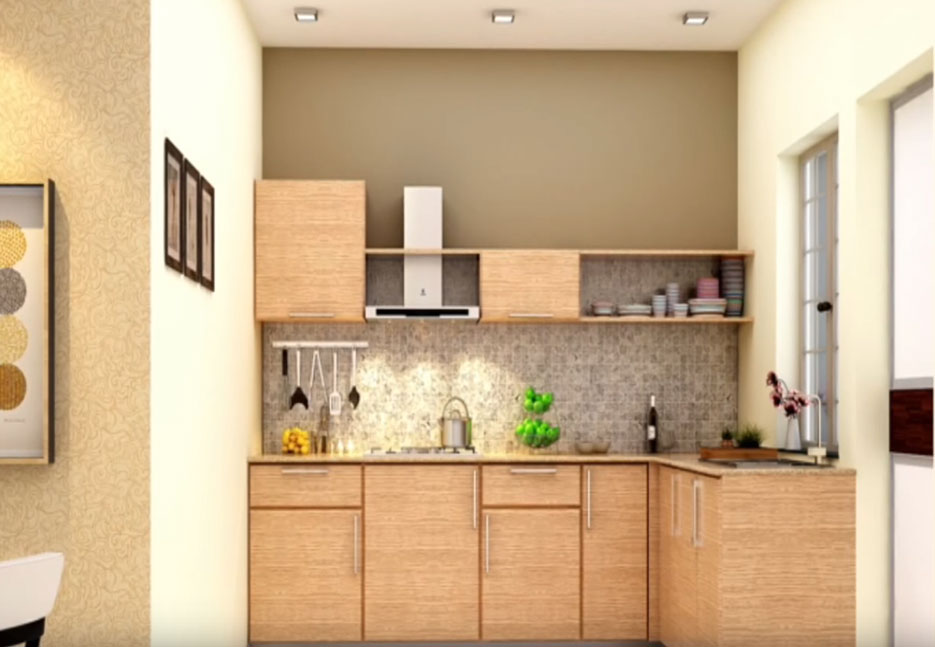 Cocina con forma de L