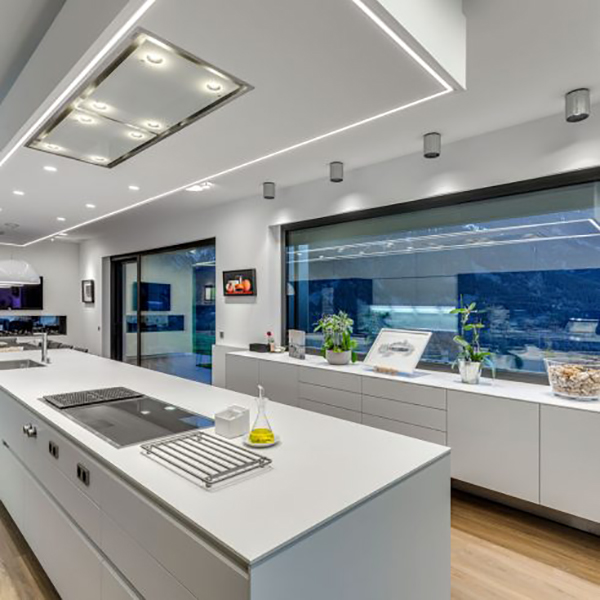 Cocina moderna blanca