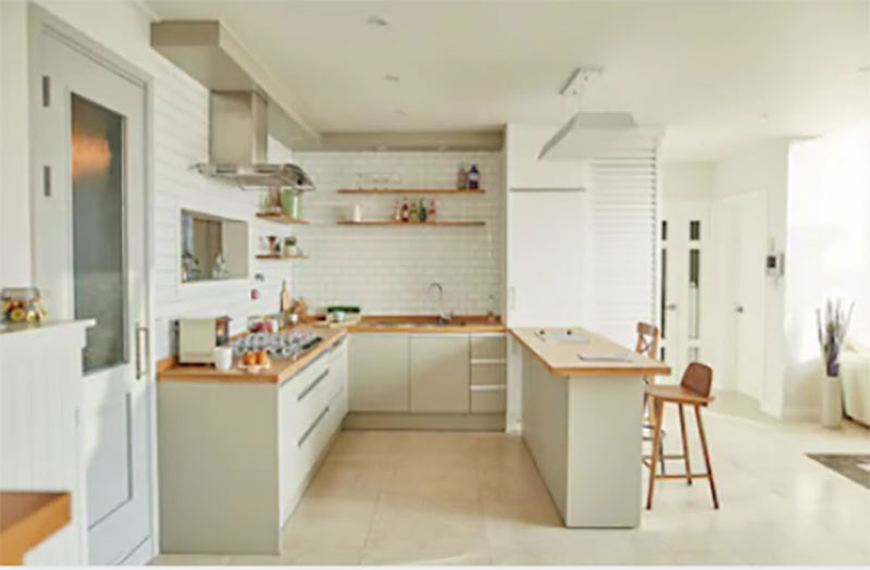 barra de cocina americana