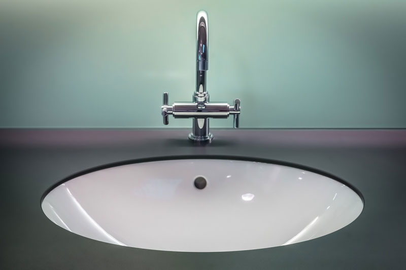 decoración de la encimera de baño