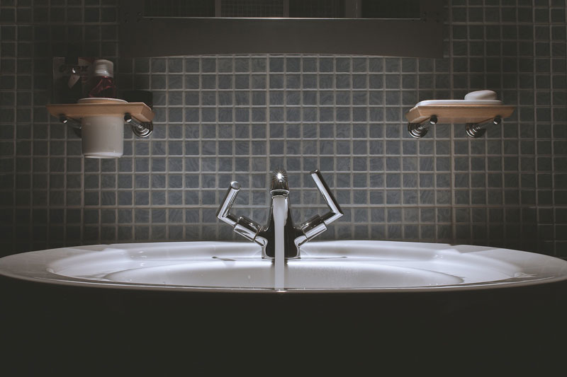 cerámica en el baño